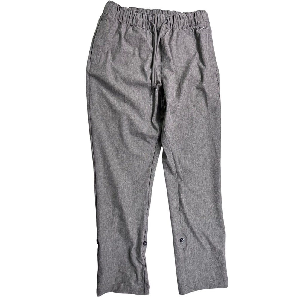 HUK Women's Performance Fishing Pants Small Gray Drawstring Quick Dry Outdoor